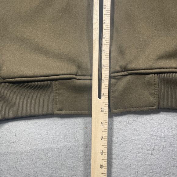 VTG Volcom Track Jacket Men L Green Stripe Full Zip V Line Science Y2K - Picture 5 of 11